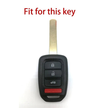 Red Key Cover Housing Protector for Honda Accord CR-V HR-V Civic (2016-2023)