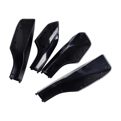 Black ABS Roof Rack Cover Rail End Shell for Toyota RAV4 (2001-2005)