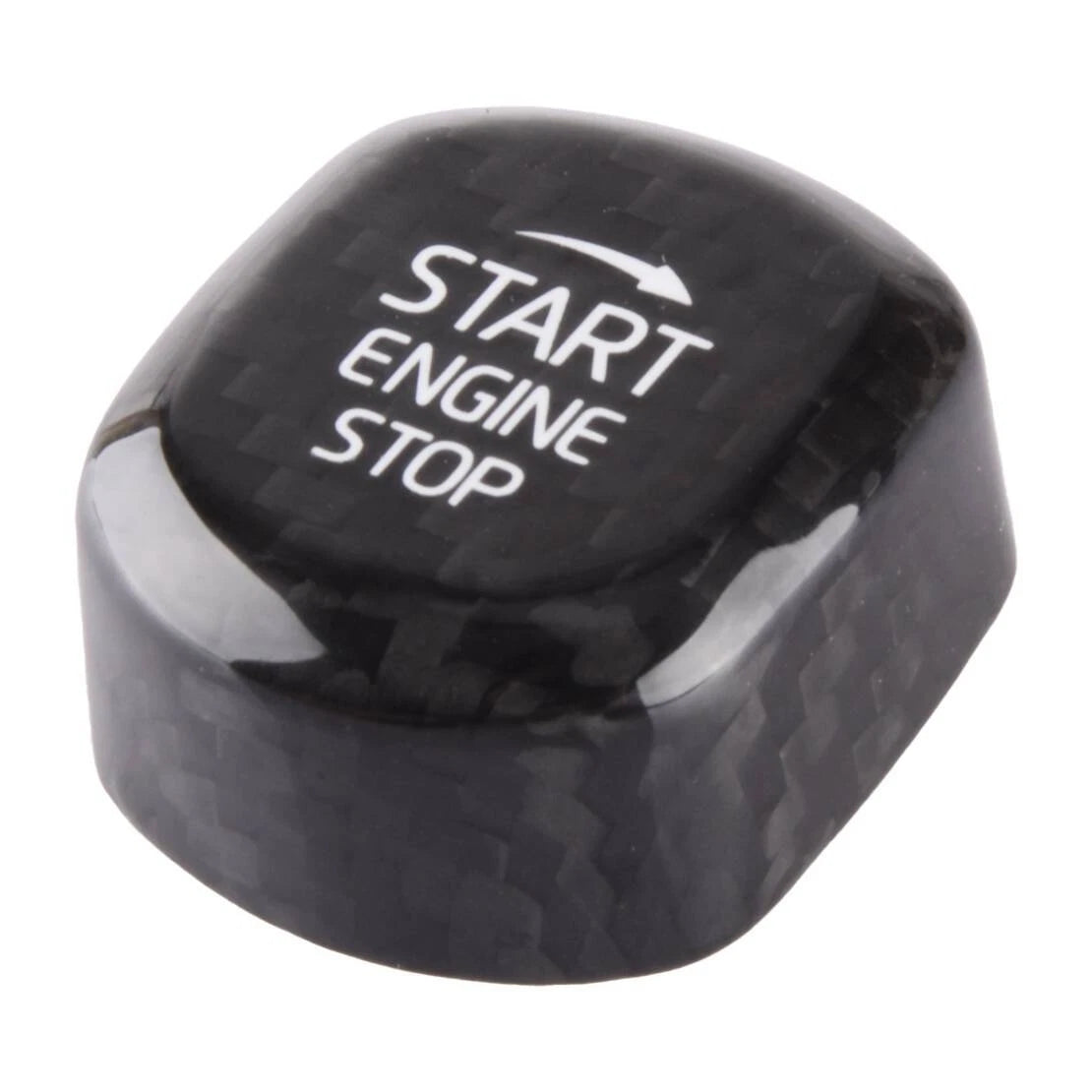 Carbon Fiber Engine Start Stop Button Cover Trim for Volvo S60 (2011-2018)