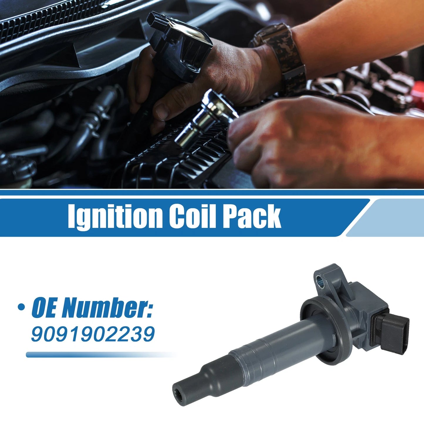 Ignition Coil for Toyota Corolla, Celica (1999-2008, 2000-2005)