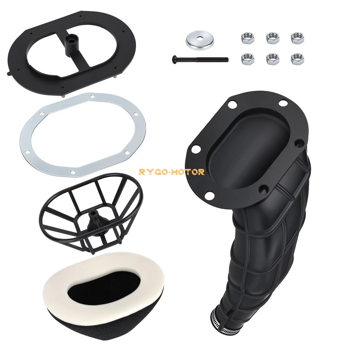 Air Filter Kit Intake Plate Guide Holder Duct Boot for Yamaha Blaster YFS200