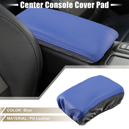 Car Center Console Armrest Cover for Honda Civic (2022) Black Blue