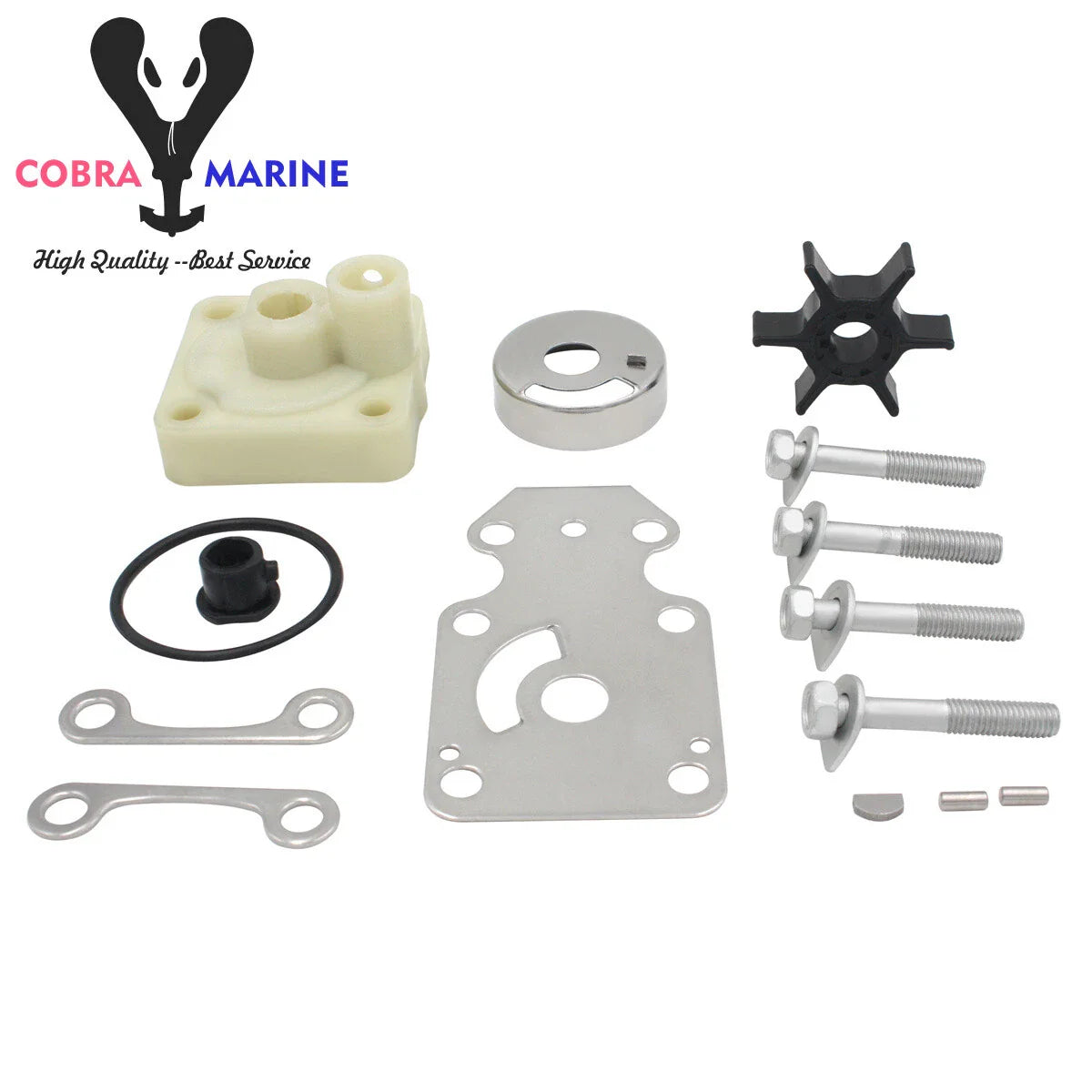 Water Pump Impeller for Yamaha Outboard 15/20HP (6AH-W0078-00)