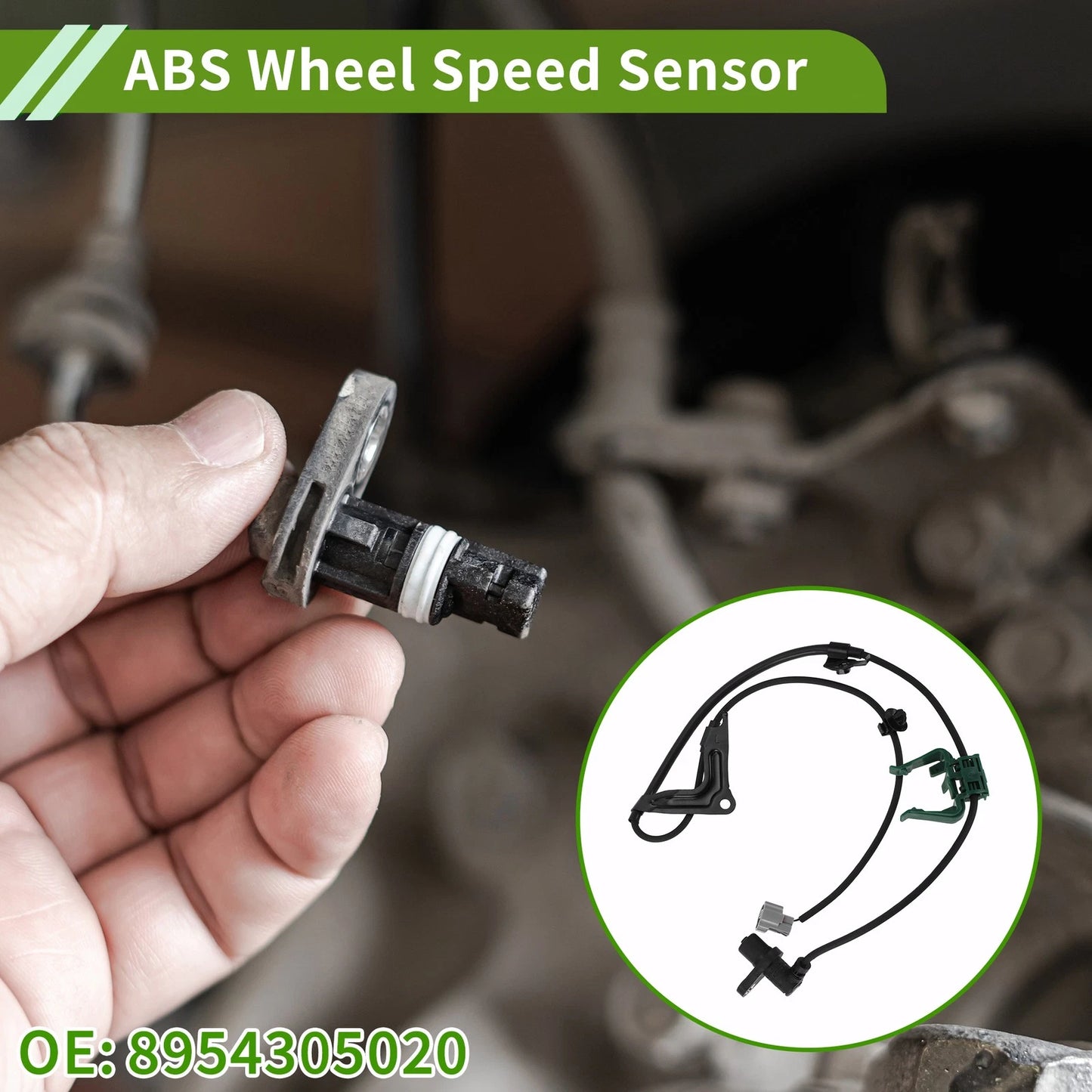 ABS Wheel Speed Sensor Front Left for Toyota Carina E (1992–1997)