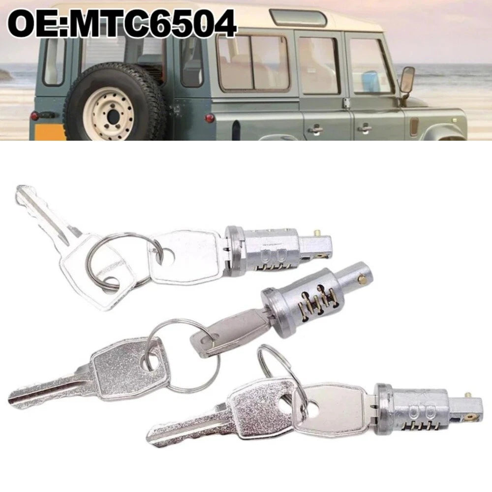 Door Lock Barrel Set for 2002 Land Rover Defender 90 110 130 (2002)