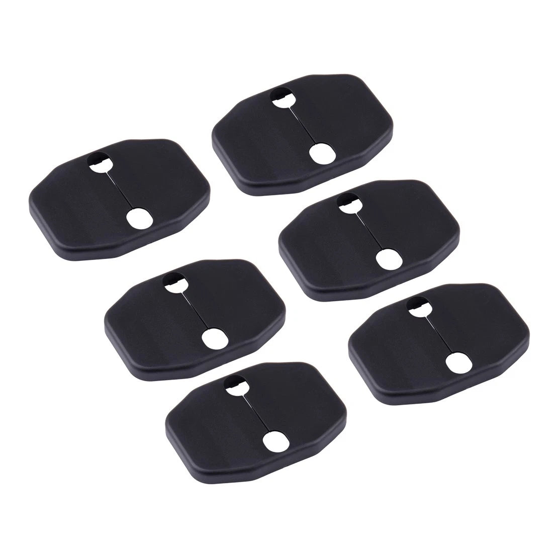 6pcs ABS Door Lock Protectors for Jeep Wrangler JK (2007-2017)