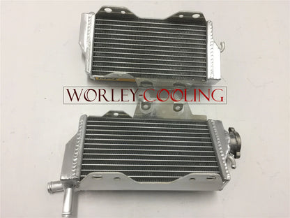Aluminum Radiator + Blue Y Silicone Hose for Honda CR250 CR250R (2005-2007)