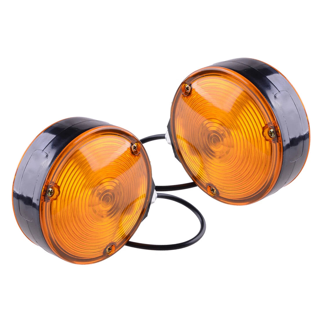 24V Amber Lollipop Earring Side Maker Lights for Truck Trailer Mirror