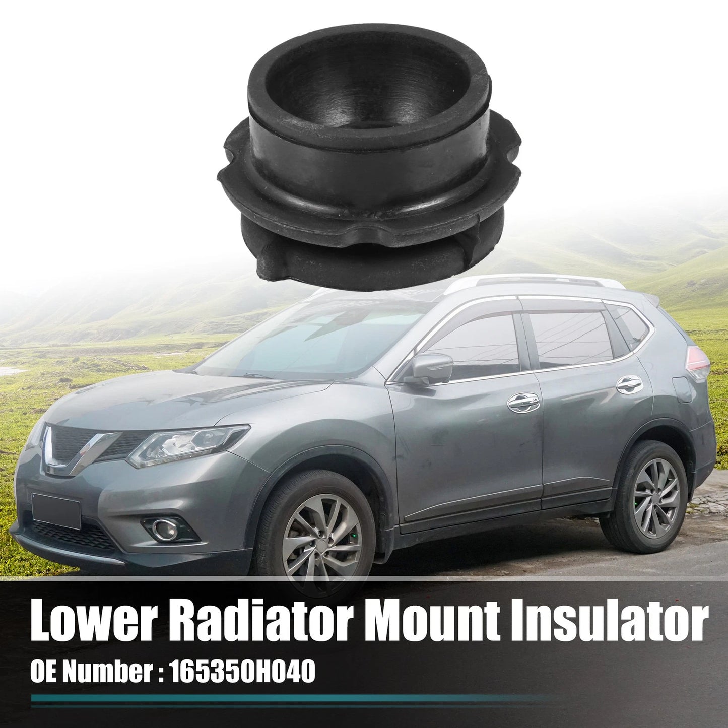 Radiator Bottom Lower Mount Rubber Cushion Bushing for Toyota