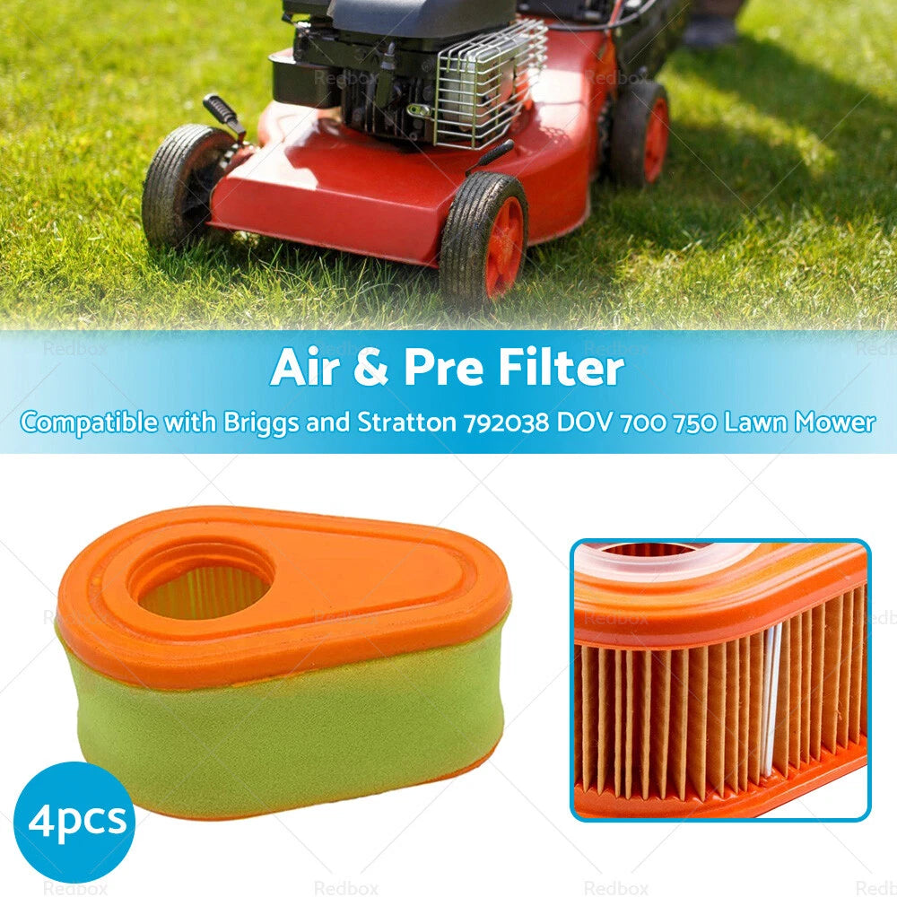 4 x Air Filter for Briggs & Stratton DOV Motors 700 750