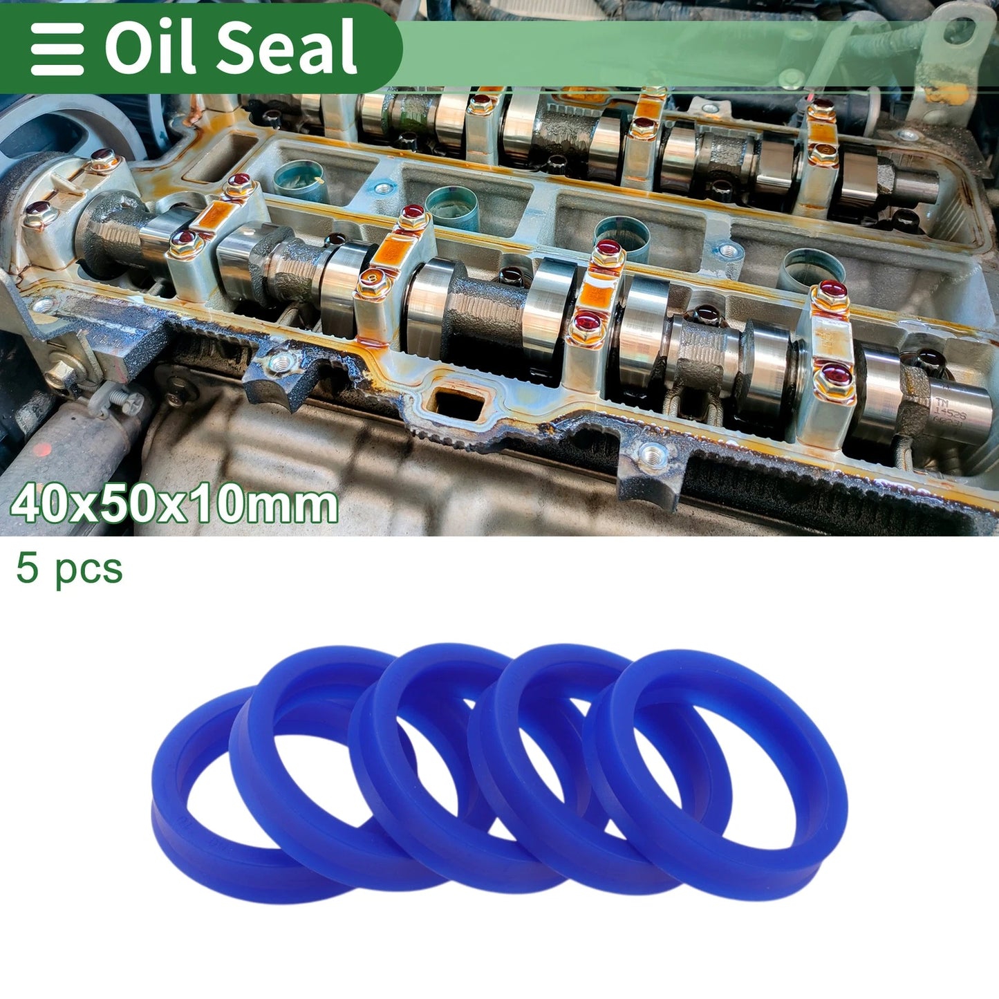 Oil Seal Rotary Shaft Seal TPU 40x50x10mm for Make Model