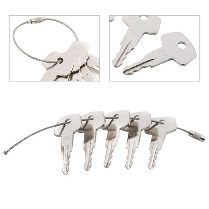 Fuel Cap Keys w/Ring for Liebherr J2 Heavy Equipment (5PCS)