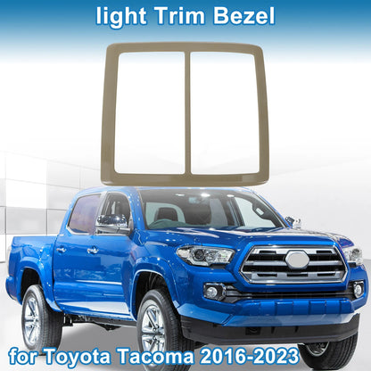 Front Row Headlight Trim Bezel Light Brown for Toyota Tacoma (2016–2023)