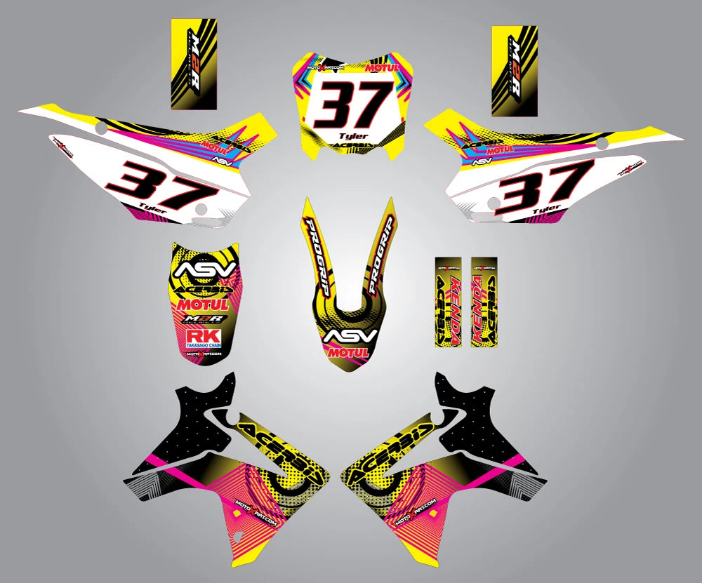 Custom Graphics Full Kit for Honda CRF 110 (2013-2018)