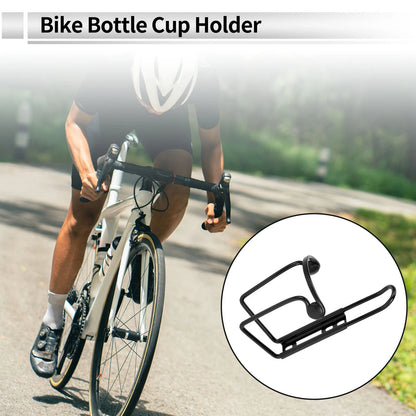 2 x Water Bottle Holders for Motorcycle / Bicycle Black Aluminum Alloy