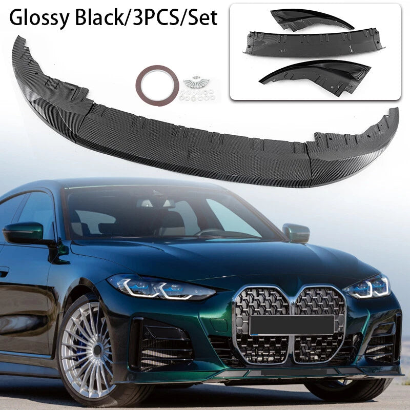 Front Lip Bumper Spoiler for BMW 4 Series G26 M Sport Sedan (2020+)
