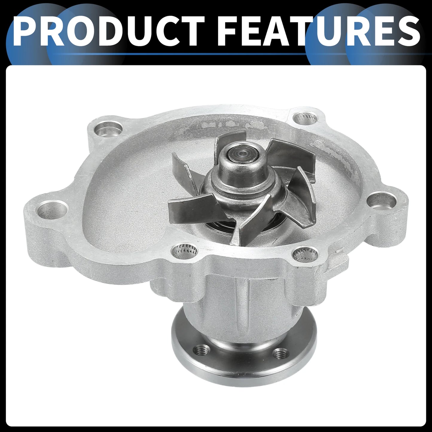 Water Pump with Gasket & Screws Kit for Toyota Van (1984-1989)