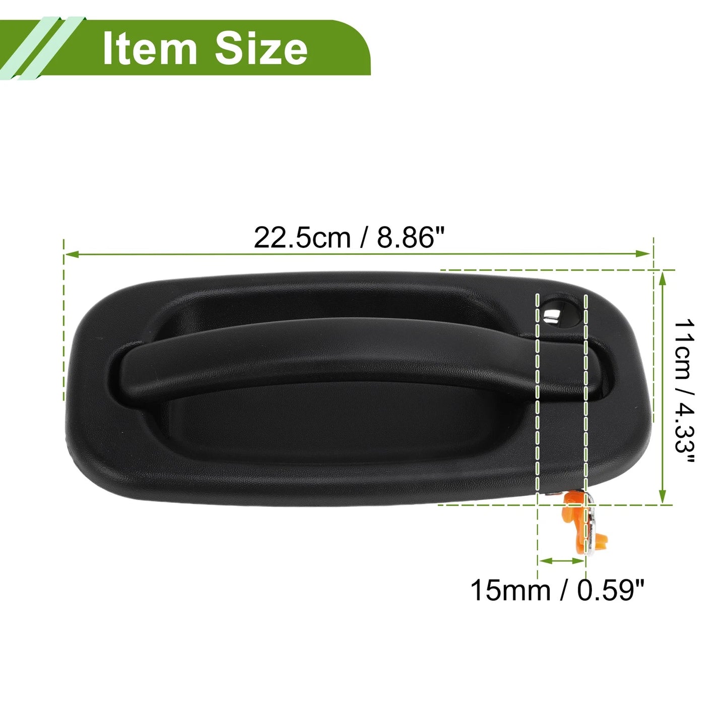 Exterior Door Handle for Chevrolet GMC Models Black Front Right