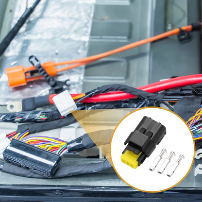 3 Pin Front Headlight Connector Plug for Peugeot