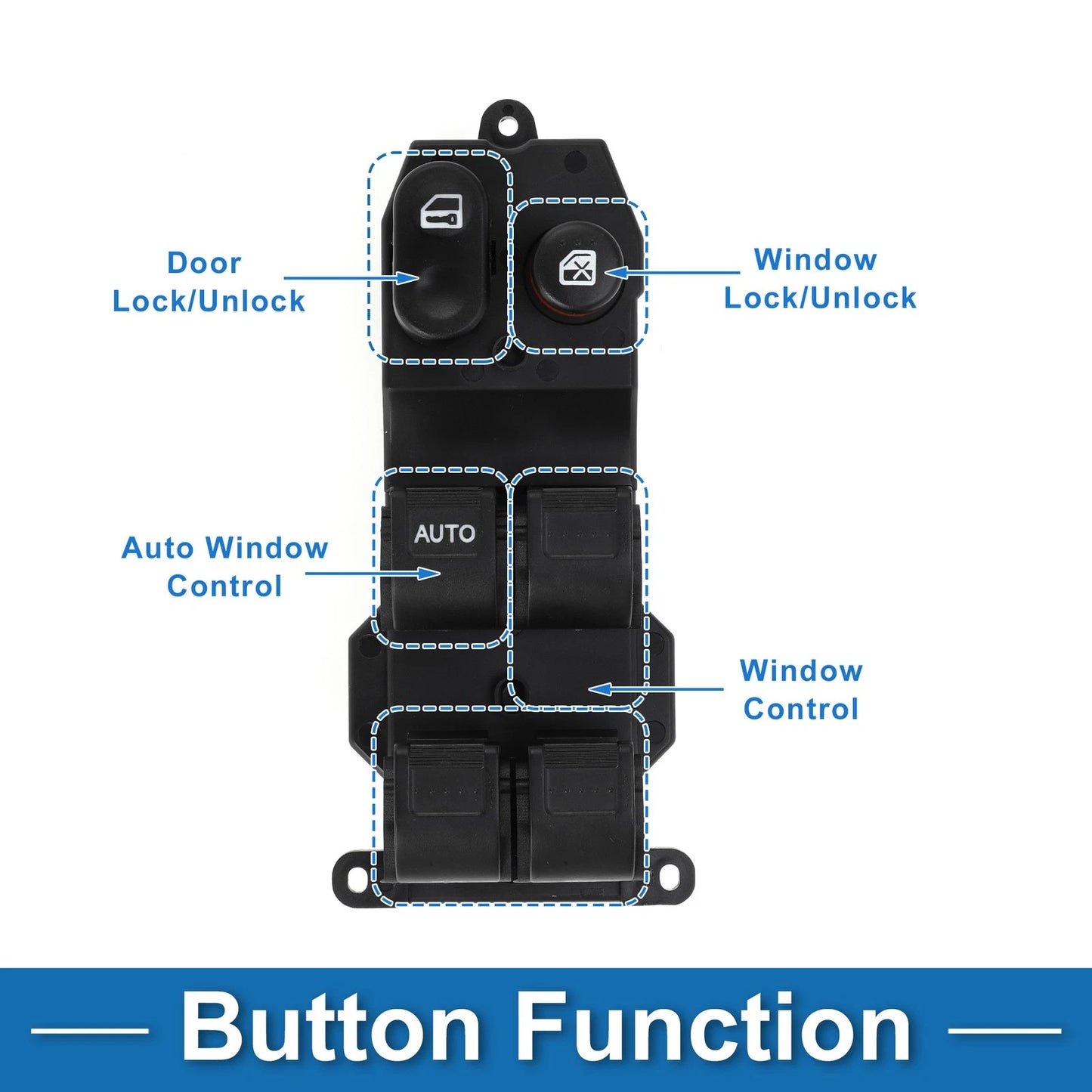 Power Window Switch for Honda Jazz Fit (2009-2014)