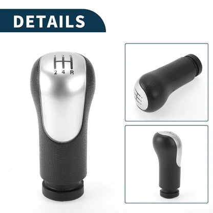 5 Speed Manual Gear Shift Knob for Ford Fiesta MK6 (2001-2010) Black Plastic