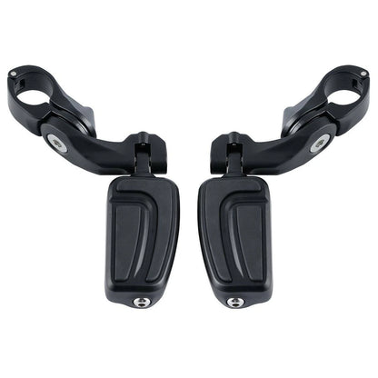 Matte Black 1 1/4'' 32mm Short Highway Bar Pegs Footpeg Pedal
