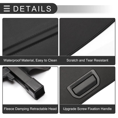 Retractable Cargo Cover for Jeep Grand Cherokee 2011-2021 Gloss Black