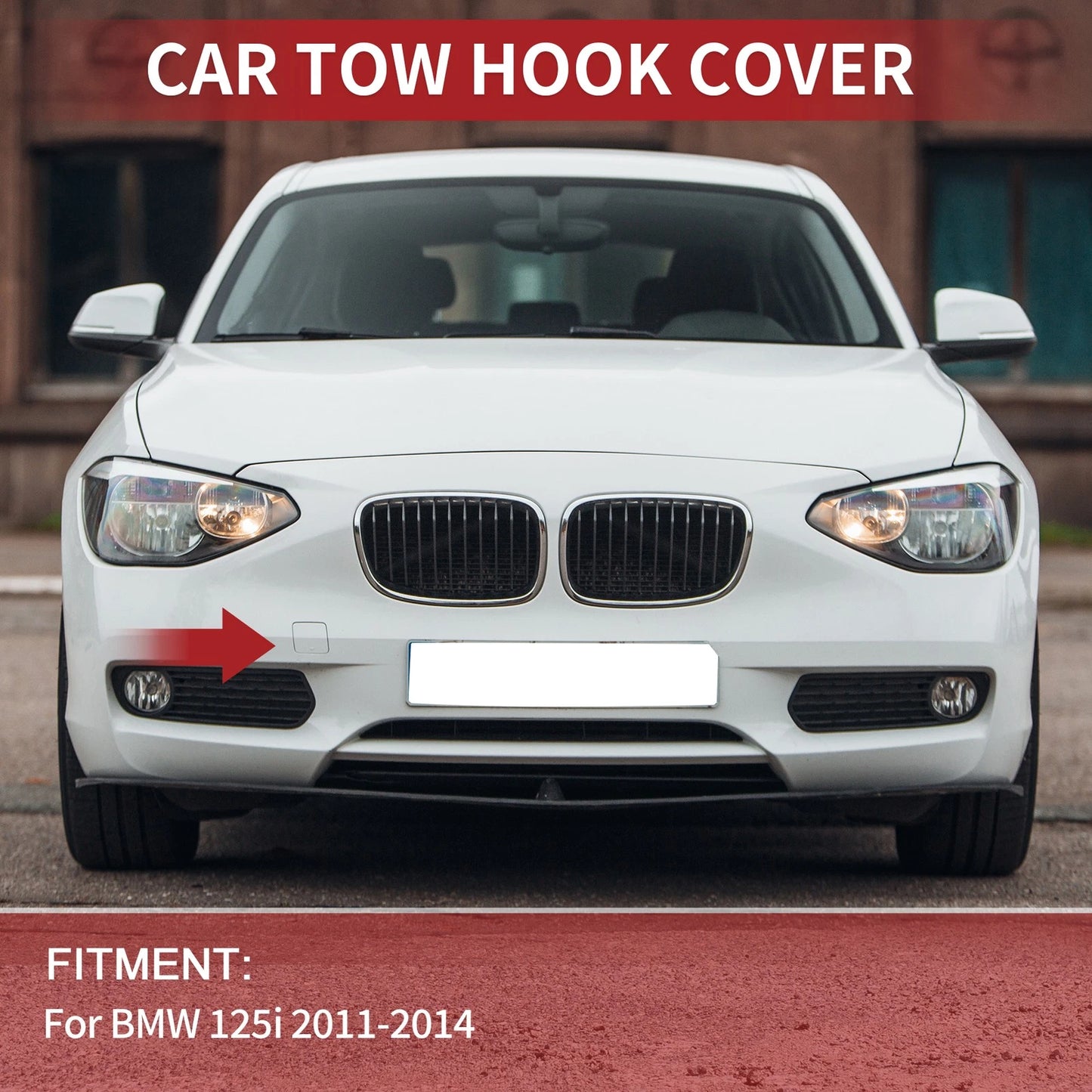 Front Tow Hook Cover for BMW F20 116i 118i 120i 125i (2011-2019)