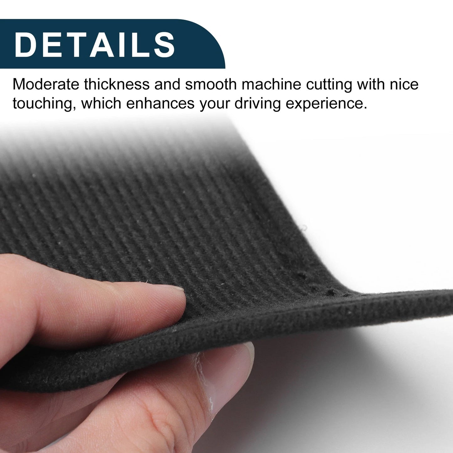 Leather Anti Kick Pad Sticker for Porsche Cayenne (2010-2015) Black