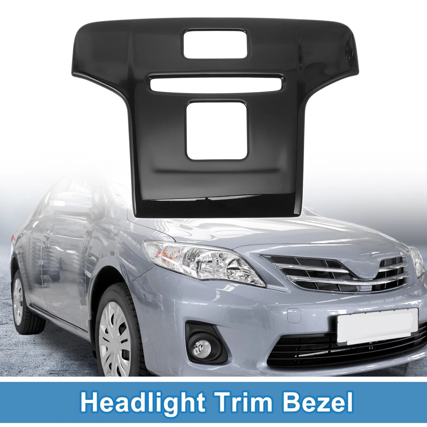 Car Front Row Headlight Trim Bezel for Toyota Corolla (2019-2020)