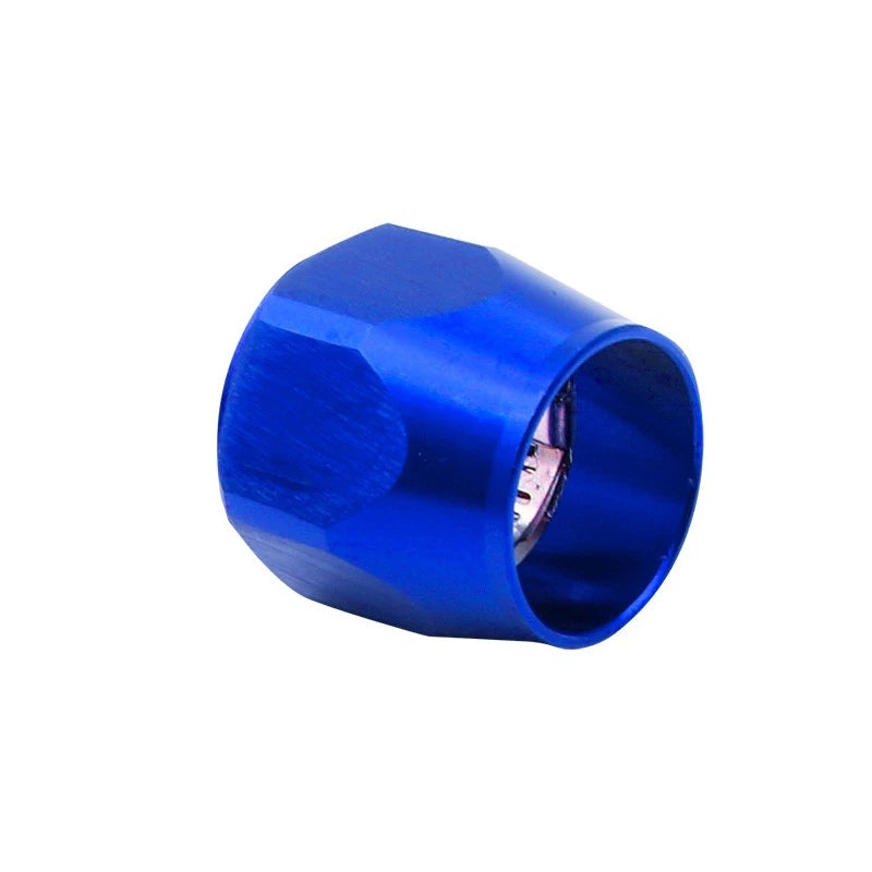 4 x Blue AN6 Fuel Hose Line End Cover Clamp Adapter for Universal (No Year)