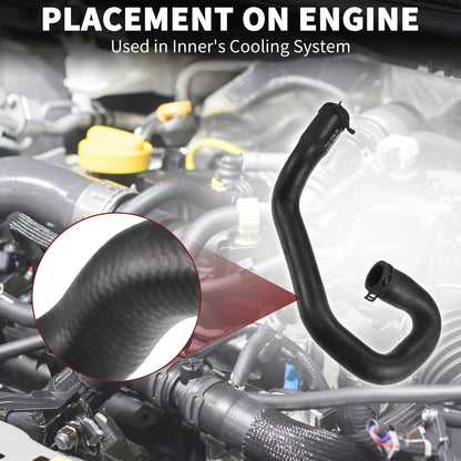 Radiator Coolant Hose for Ford C-Max 1.8 2.0 2004-2010 (3M5H8286DH) - Black