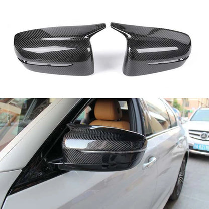 Carbon Fiber Replace Side Mirror Caps For BMW 5 Series G30 G20 G11 G12 2017-22