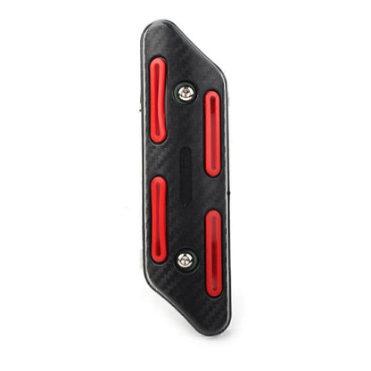 Exhaust Muffler Heat Shield Cover for Motor (Red)