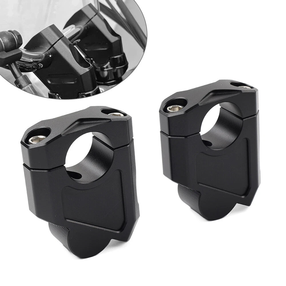 28mm Handlebar Mount Clamp Riser for Honda Suzuki Kawasaki