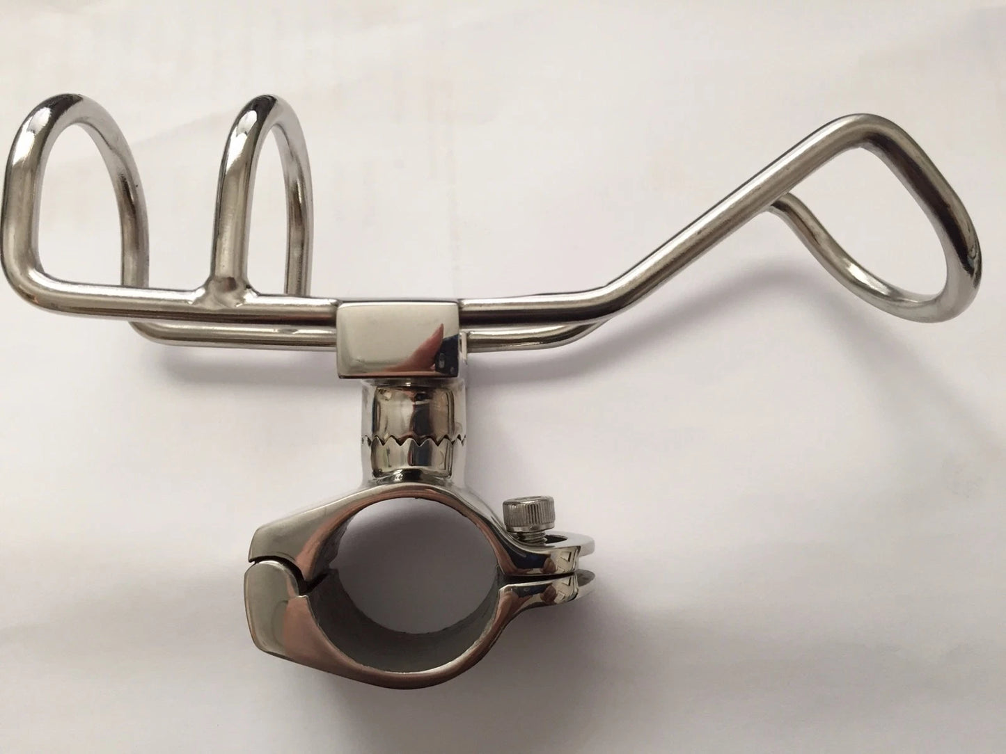 Clamp On Rod Holders Rail 32mm 316 Stainless 360 Horizontal/Vertical x4
