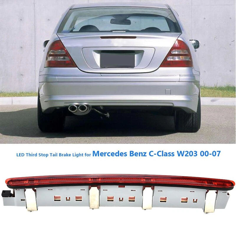 Red LED Third Rear Brake Stop Light for Mercedes Benz W203 (2001-2007)