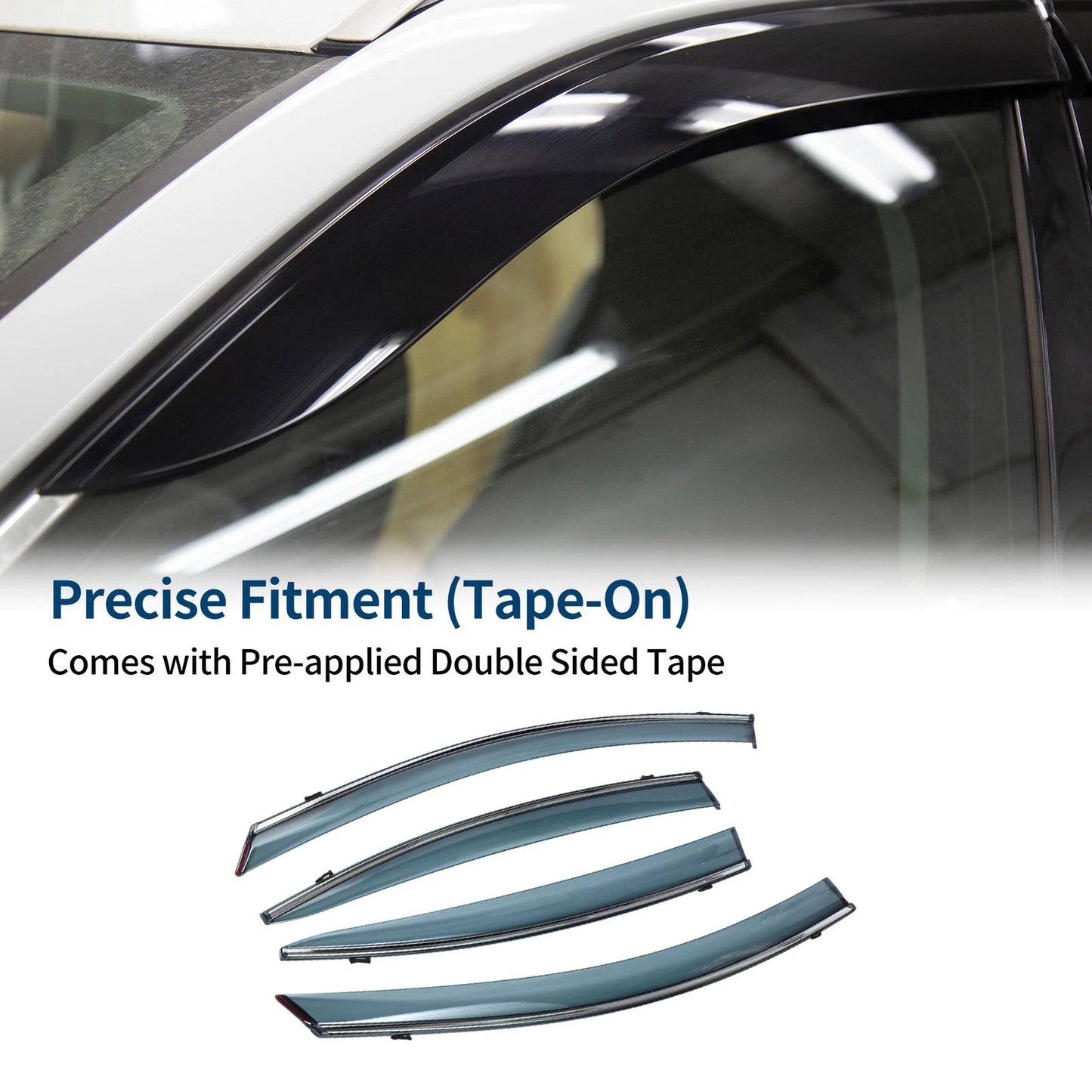 Window Deflectors for Mazda 3 Sedan 2019-2024 Side Vent Visors 1 Set