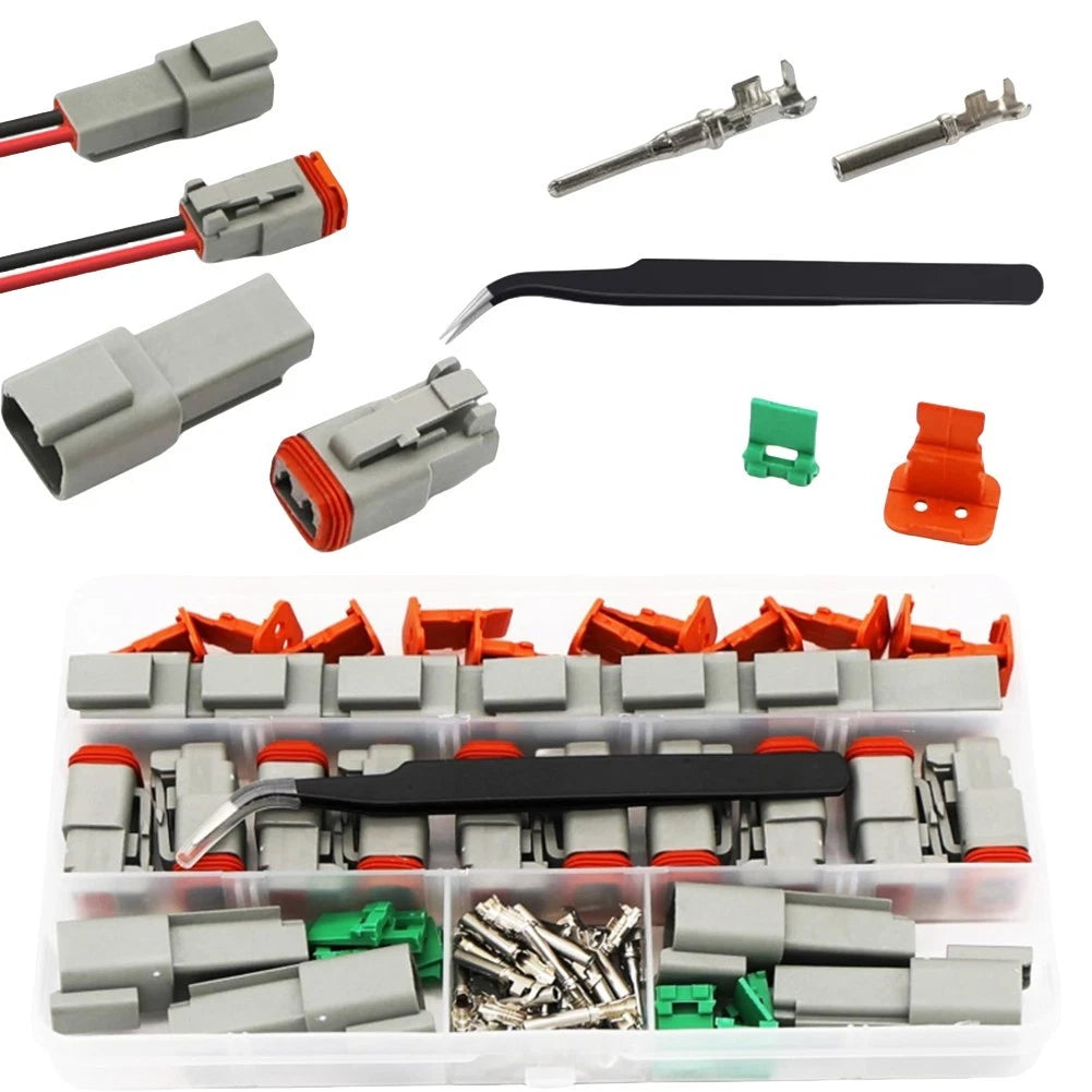 Gray Waterproof Wire Connectors / Set 10 / Universal for Car RV Truck Wiring