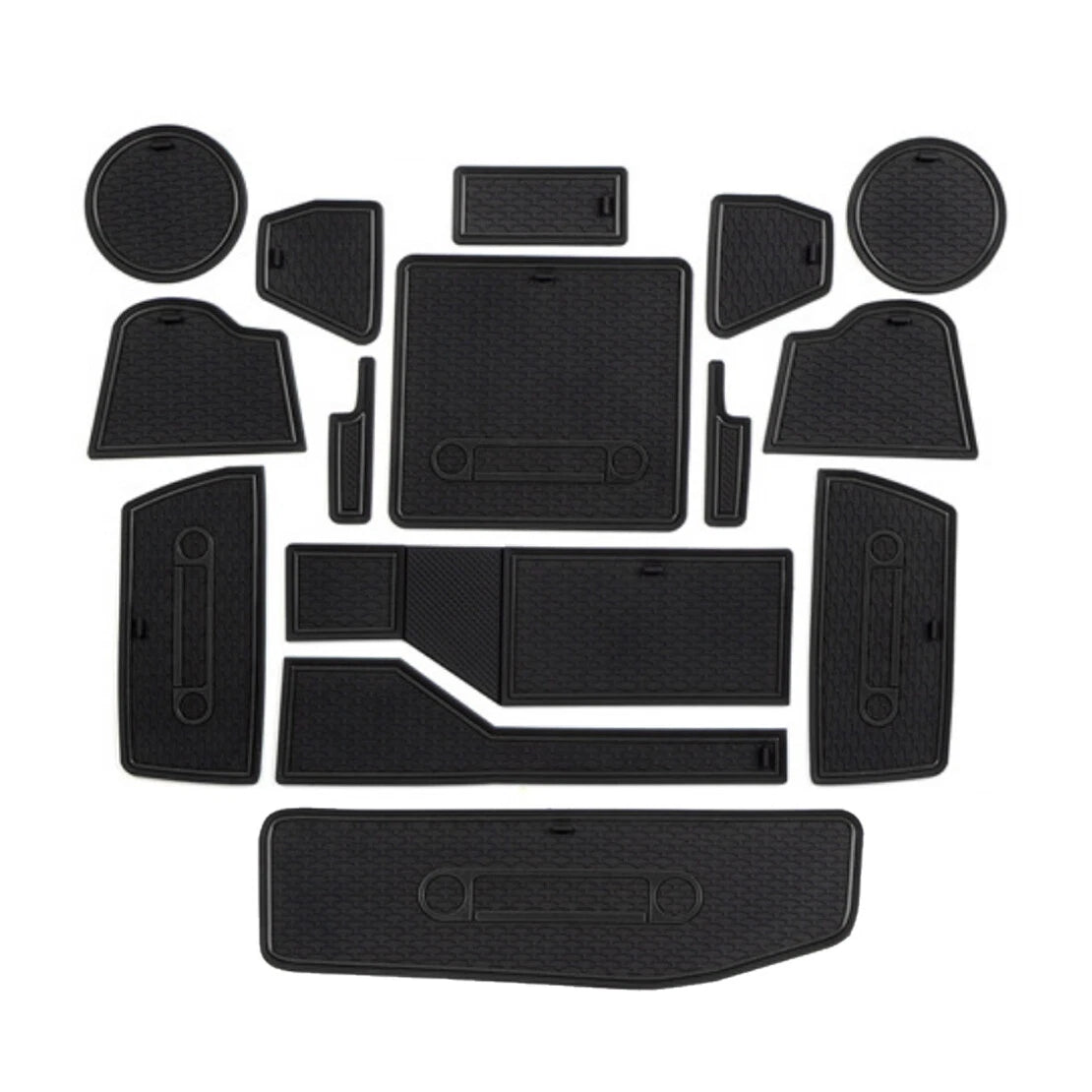 Rubber Anti-Slip Cup Holder Mat Pad for Toyota FJ Cruiser (2007-2014)