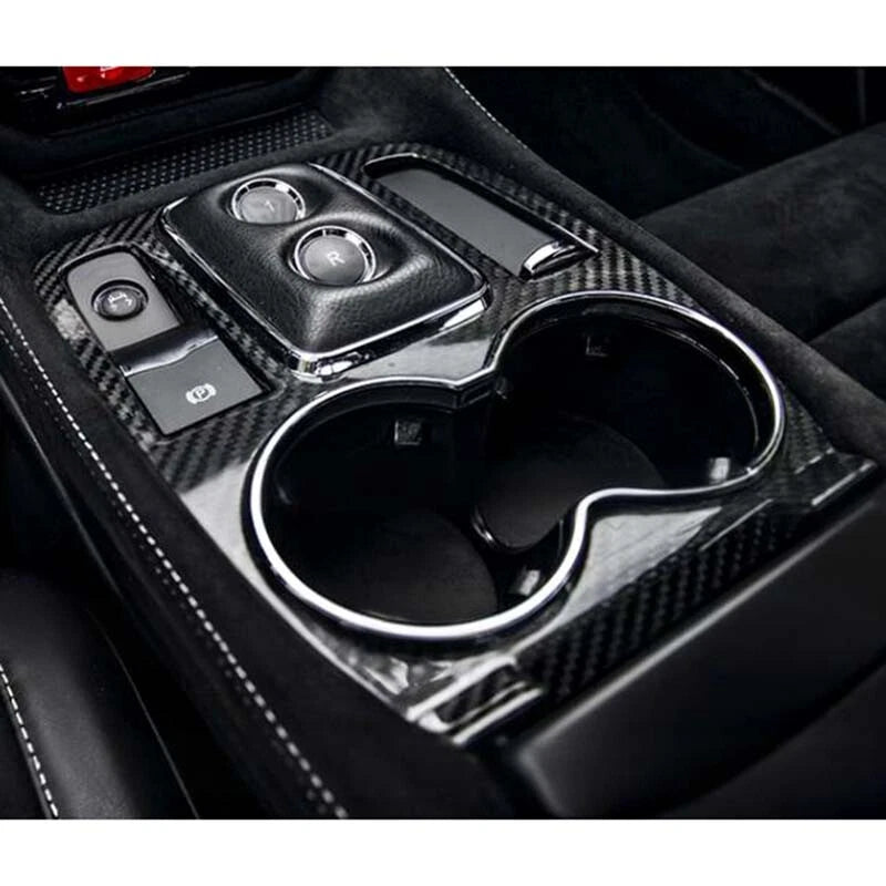 100% Carbon Fiber Gear Shift Panel Cover Trim Fit for Maserati GranTurismo 08-19