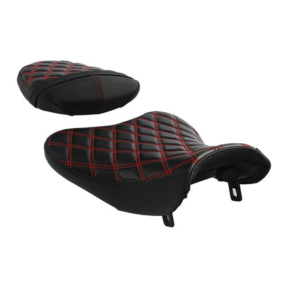Black Red Seat for Suzuki GSXR1000 (2007-2008)