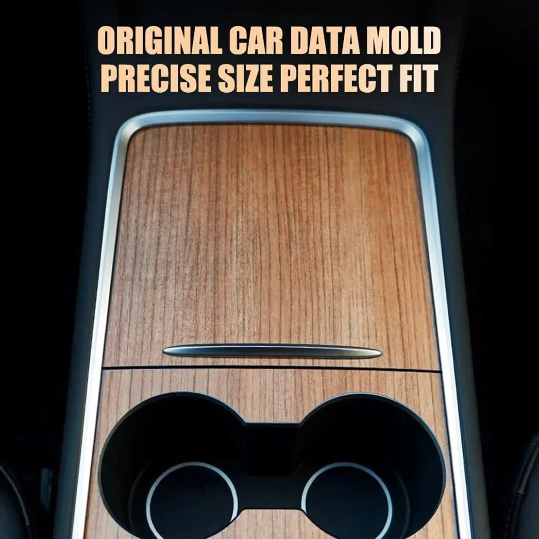 Center Console Wrap Cover Trim for Tesla Model 3 & Y (2021-2024)