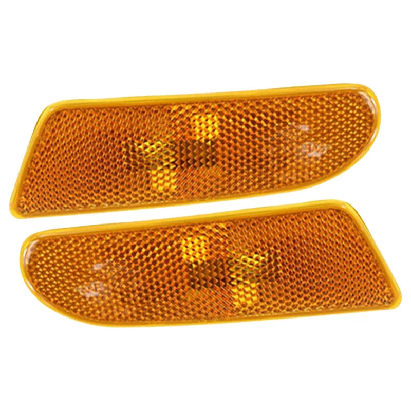 Front Bumper Side Marker Light Covers for Benz S Class W220 (2000-2006)