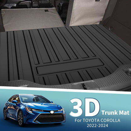 Flat Face Cargo Liner Rear Trunk Mat for Toyota Corolla (2022-2024) 1 Pc