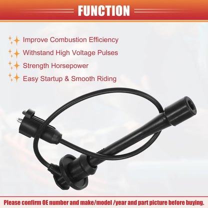 4 Pcs Spark Plug Wire Ignition Coil Cable for Toyota Tacoma (2005-2015)