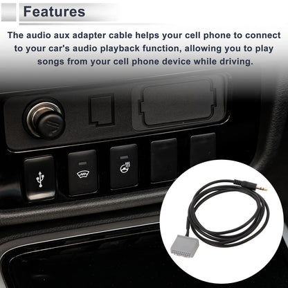 Audio Aux Adapter Cable for Honda Car Stereo