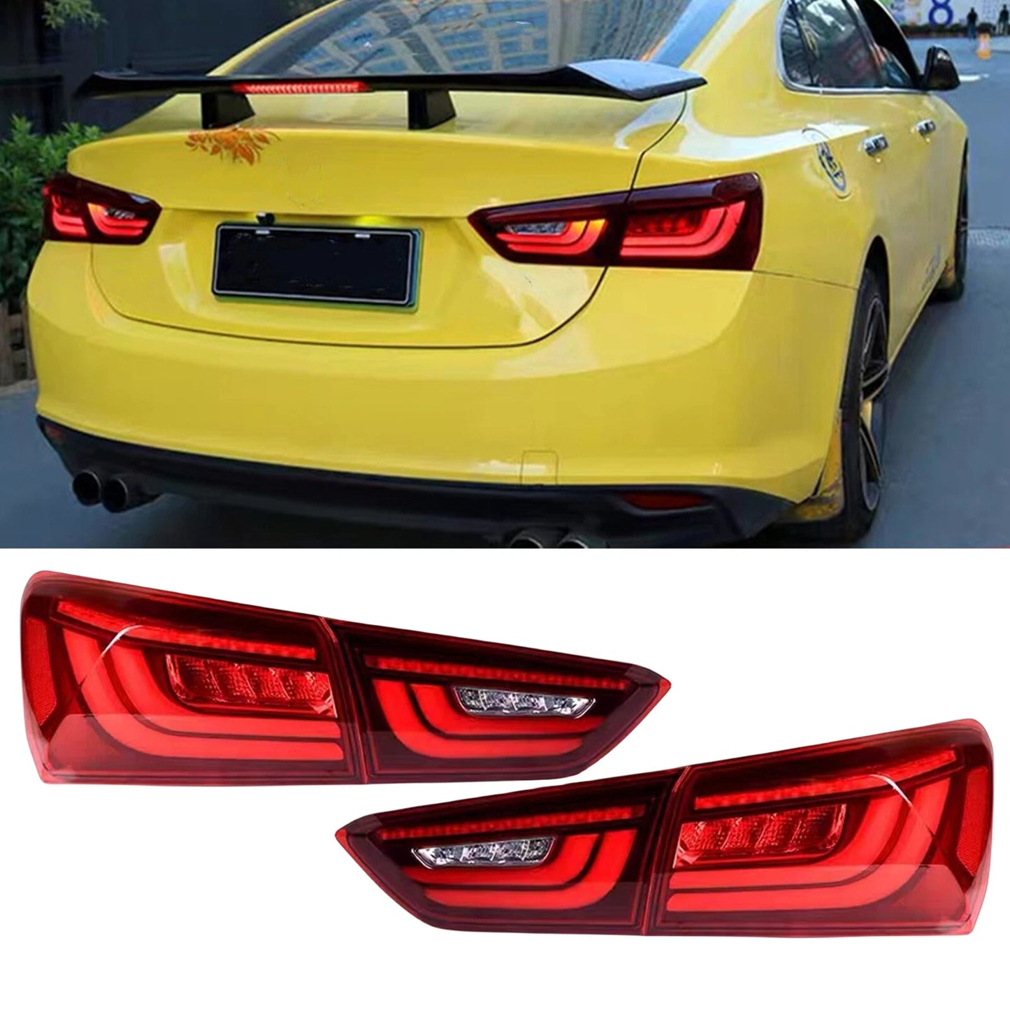 2 x Rear LED Brake Lights for Chevrolet Malibu (2016-2018)