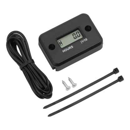 Waterproof Hour Meter for Motorcycle ATV Snowmobile Boat Dirt Quad Bike