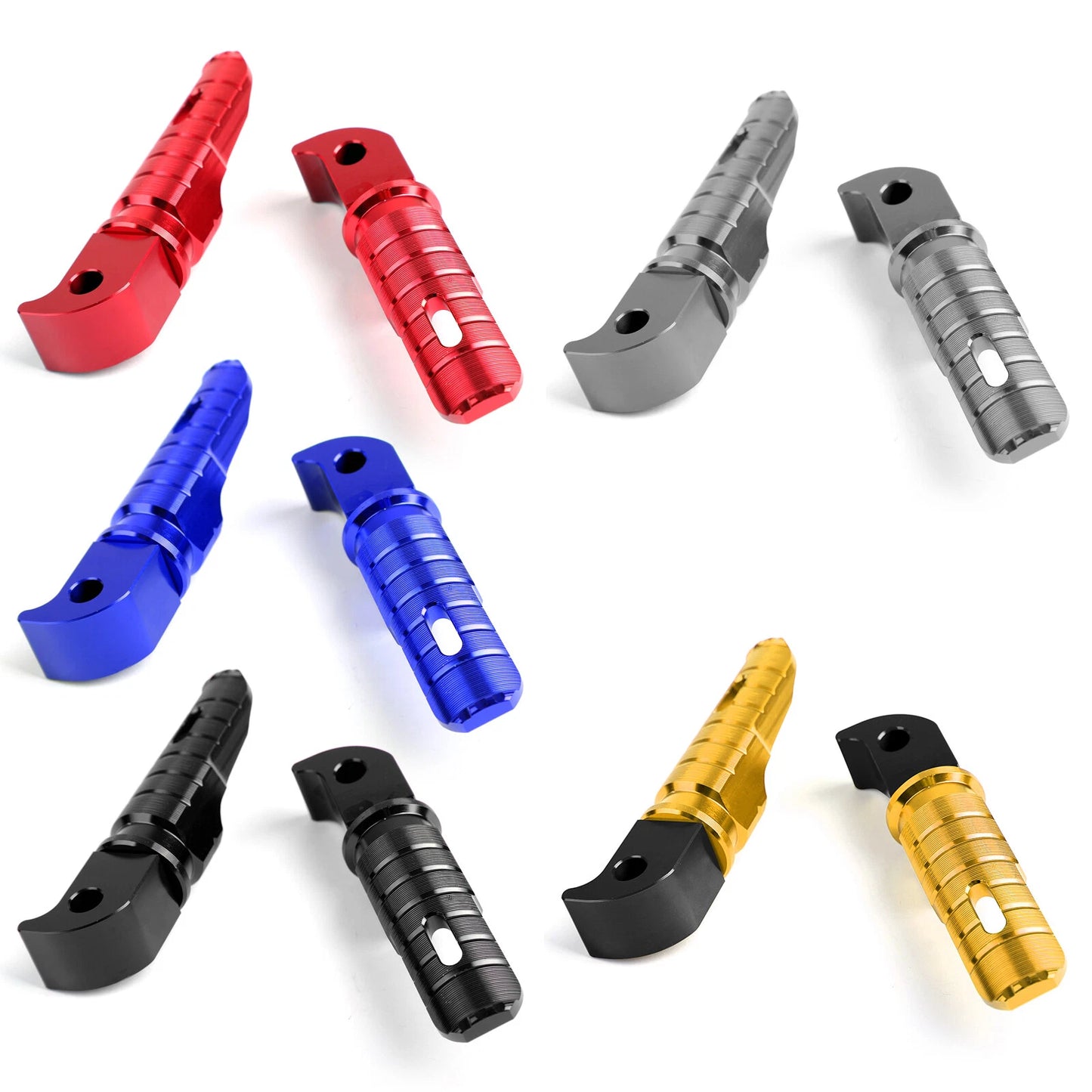 Rear Footrest Pegs for Yamaha XJR 1300, 1200, Tracer 900, YZF R3, R25, MT10 (2001-2023)